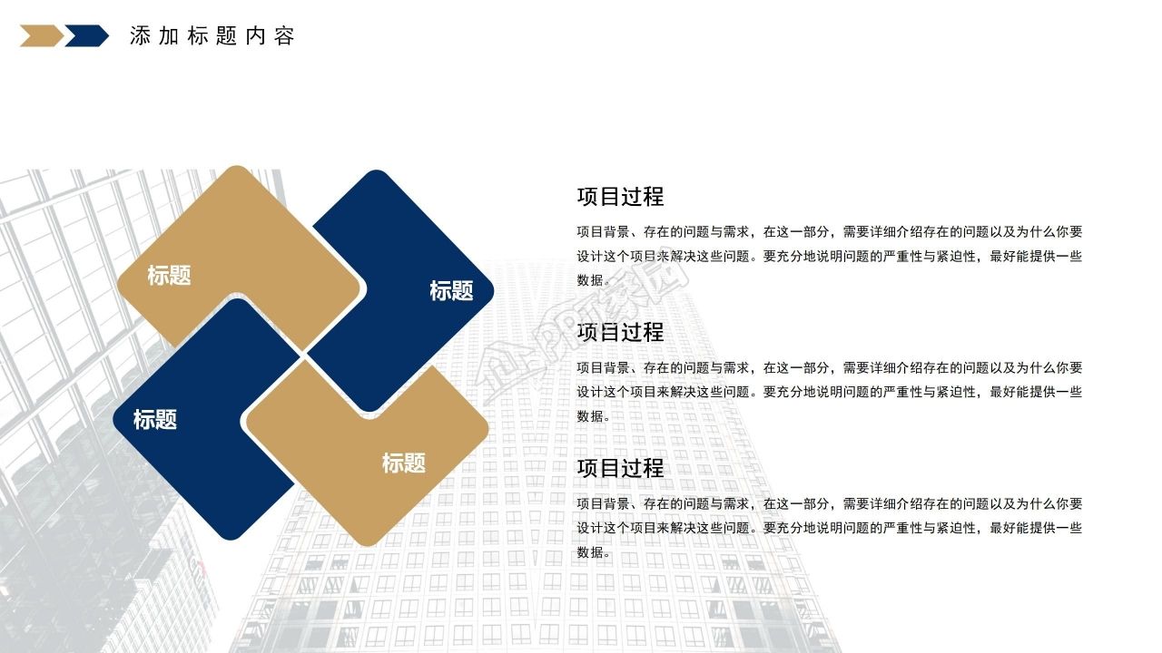 项目报告工作总结ppt模板