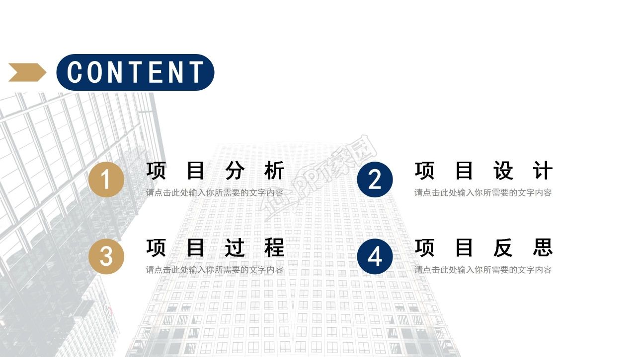 项目报告工作总结ppt模板