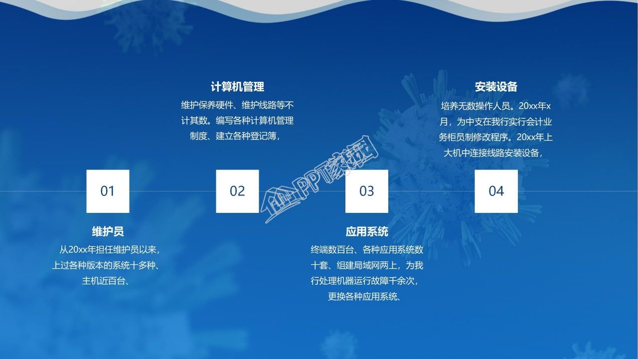 蓝色简洁医学检验疫情防控工作汇报抗议知识ppt模板