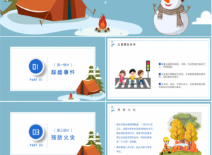 寒假安全主题教育ppt模板下载推荐