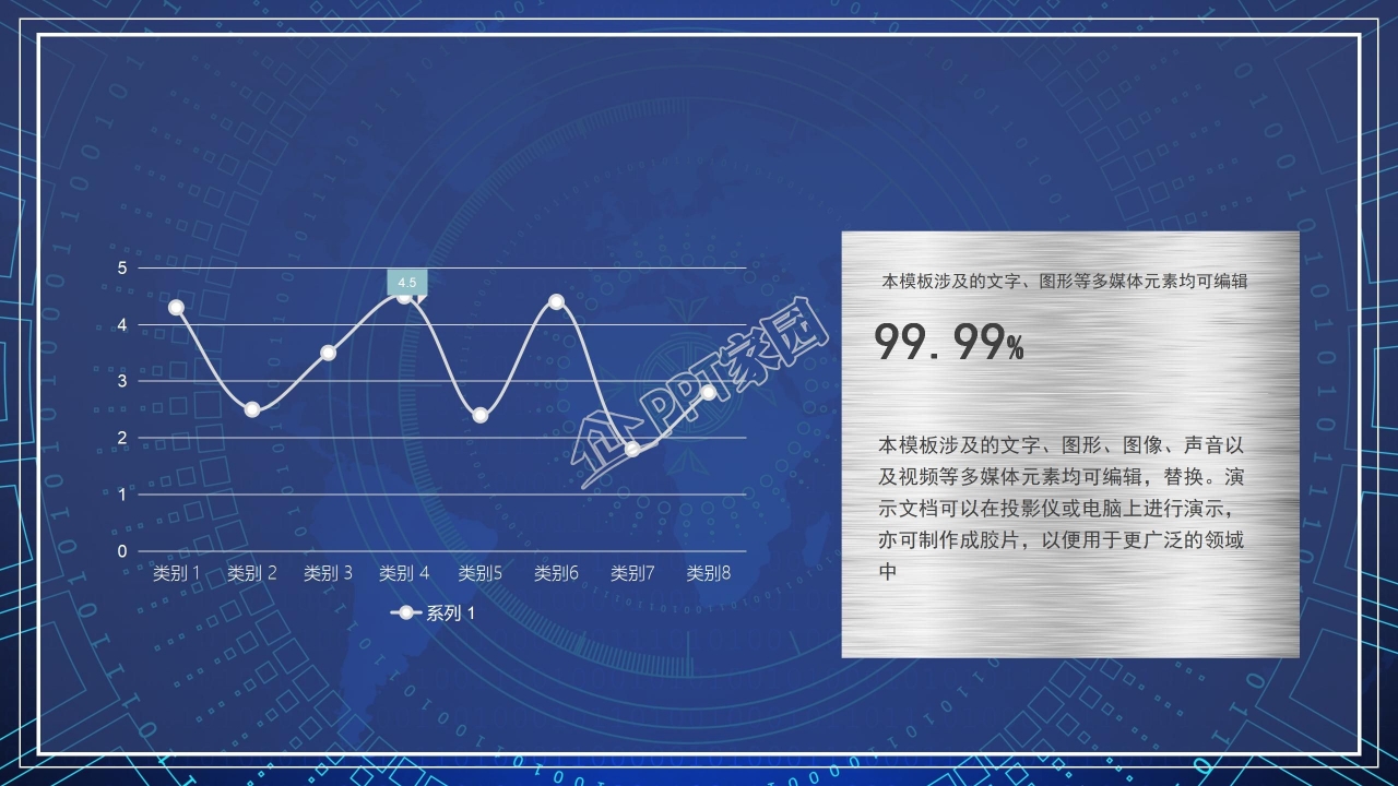 设计房地产梦幻雪景PPT模板