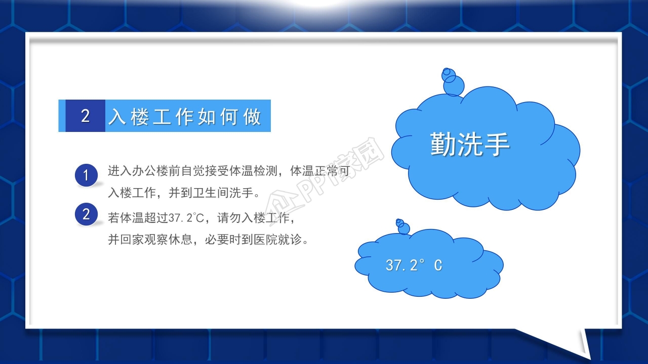 疫情防控知识宣传工作汇报ppt模板