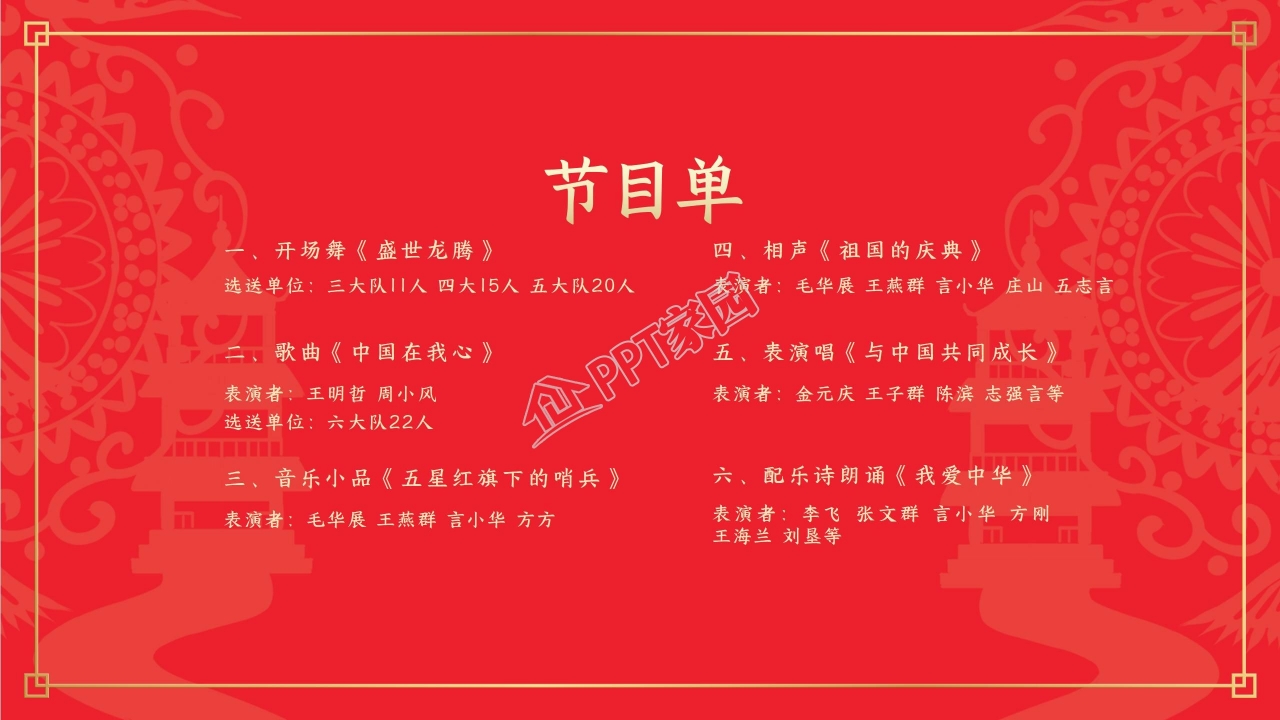 回家过年阖家团圆新春快乐ppt模板