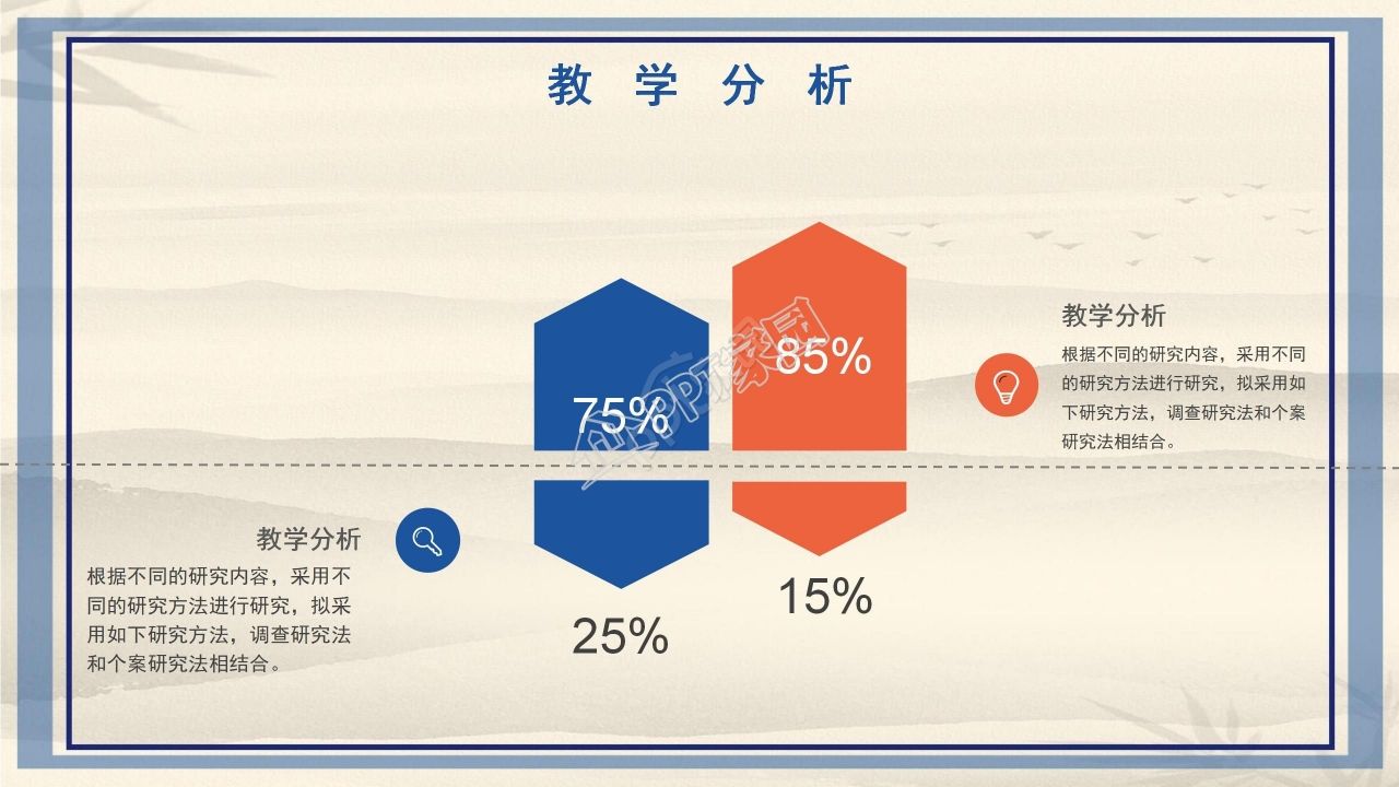 卡通简约教师个人工作总结述职报告ppt模板