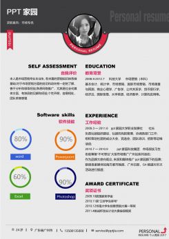 市场专员求职简历