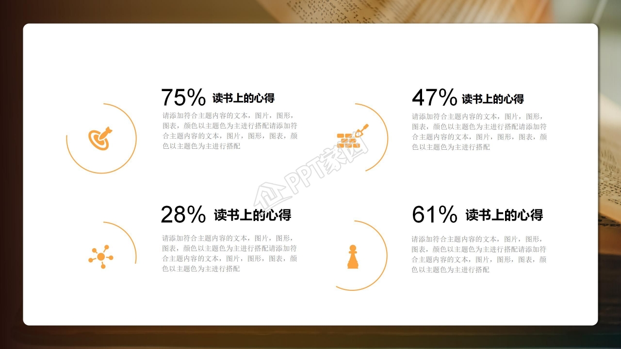 读书分享会活动ppt模板