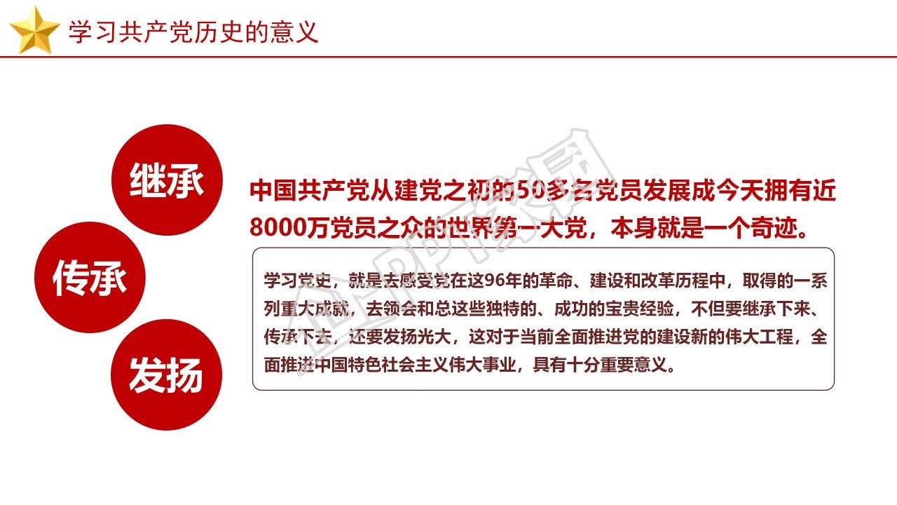 党员党建党史党课学习培训ppt模板