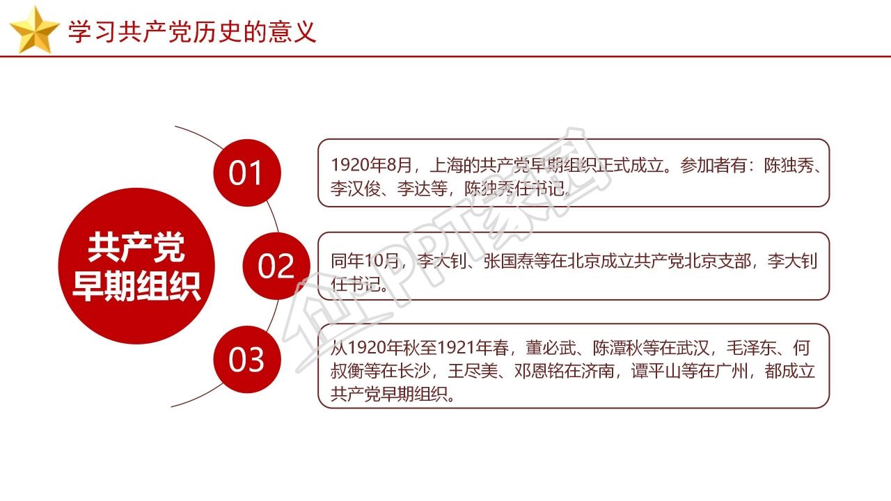 党员党建党史党课学习培训ppt模板
