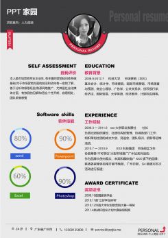 人力资源求职简历