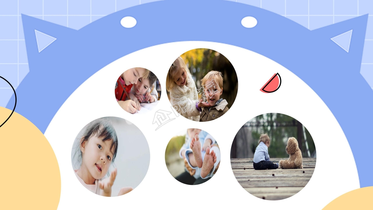 卡通小学生班干部竞选自我介绍PPT模板