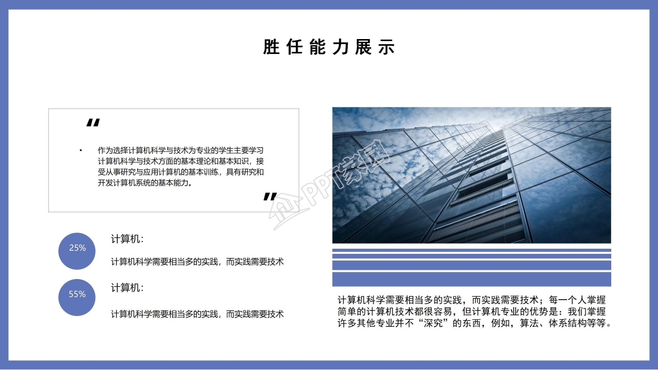 创意简约主管竞聘ppt模板