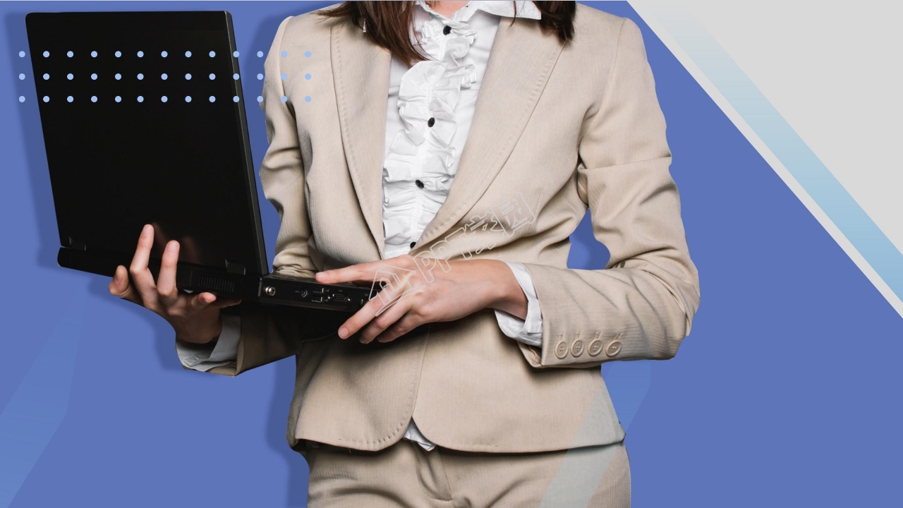 商务风竞聘述职报告个人简历ppt模板