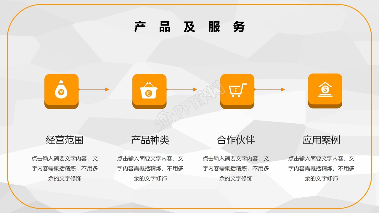 清爽简洁商务公司简介ppt模板