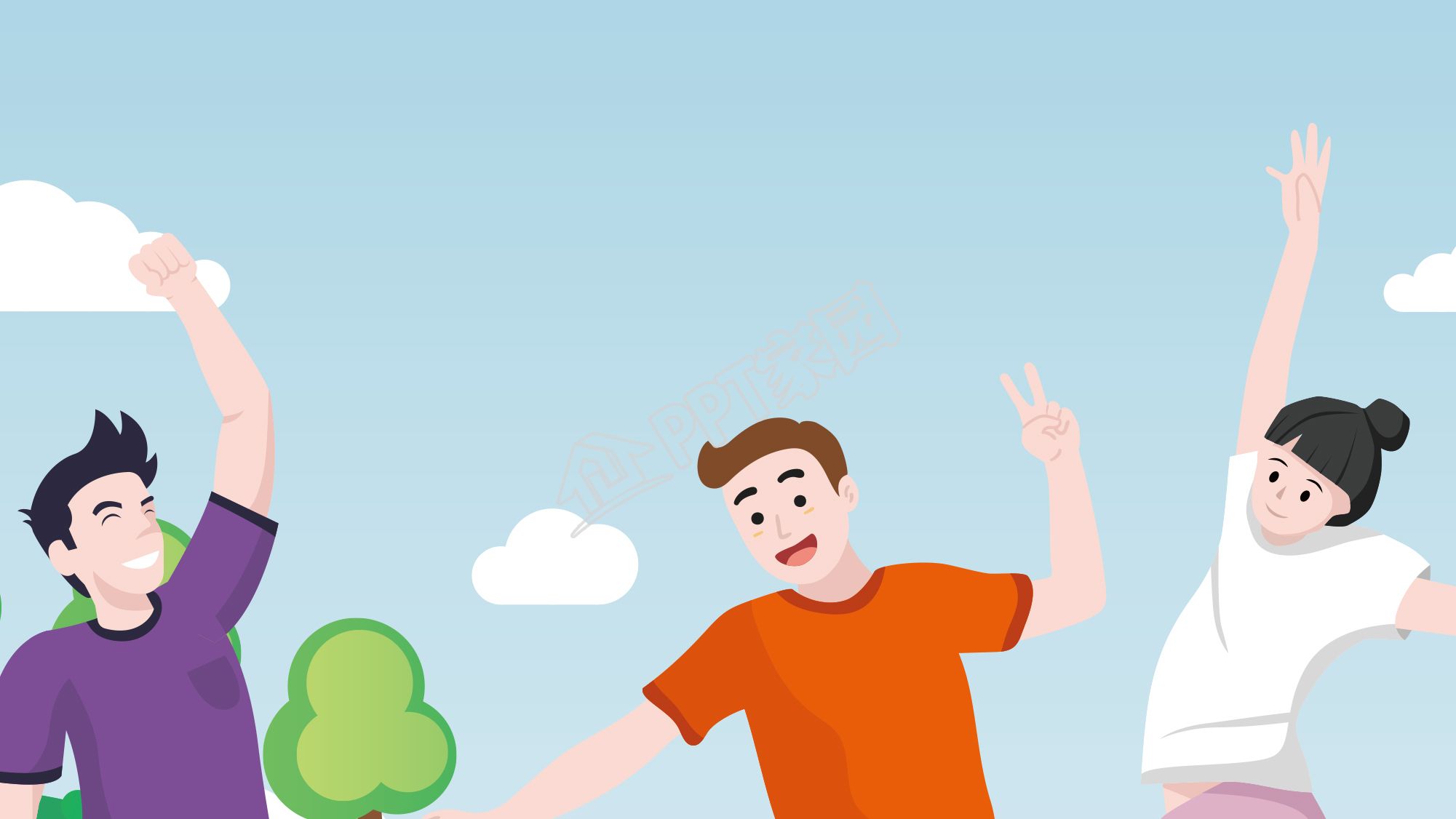 动漫高清ppt背景图片