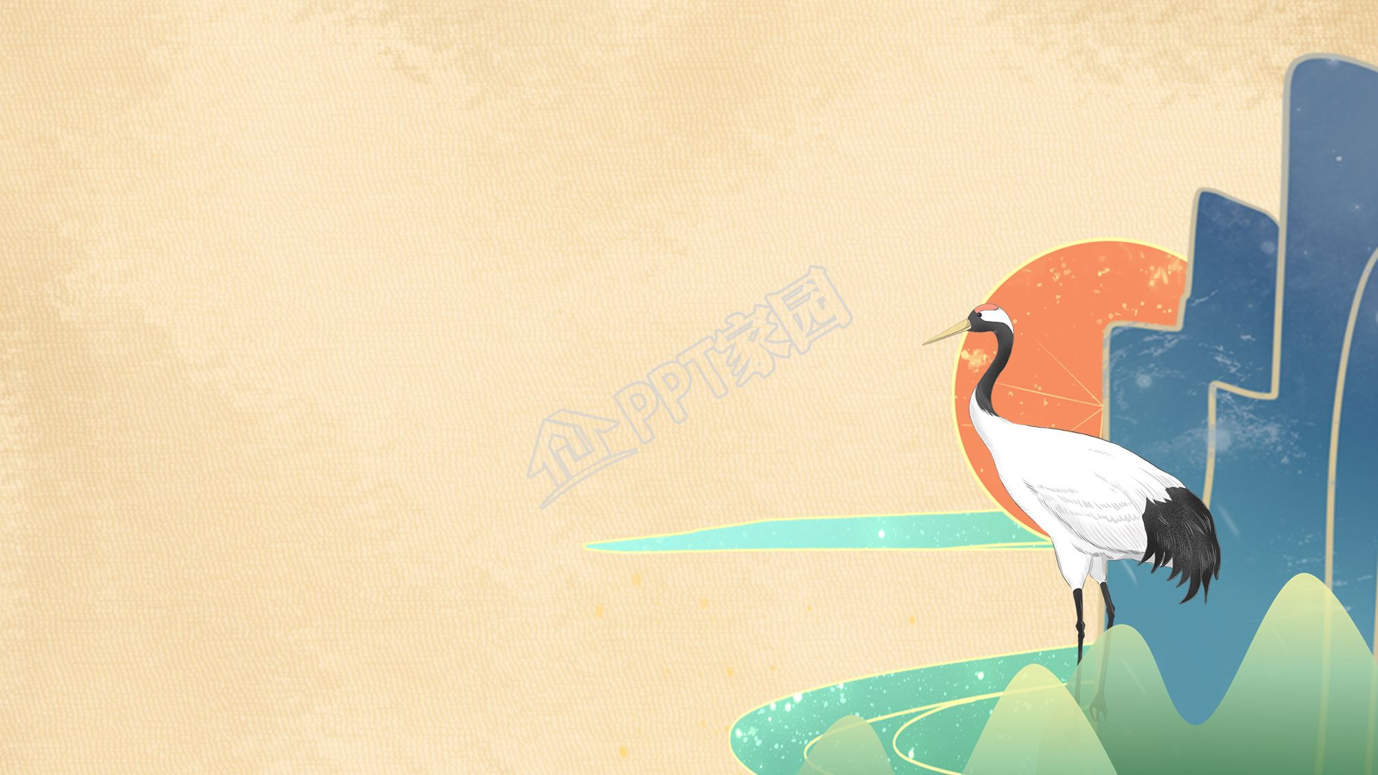 简单素雅的ppt背景图片