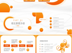 高端企业金融商业计划书ppt模板下载推荐