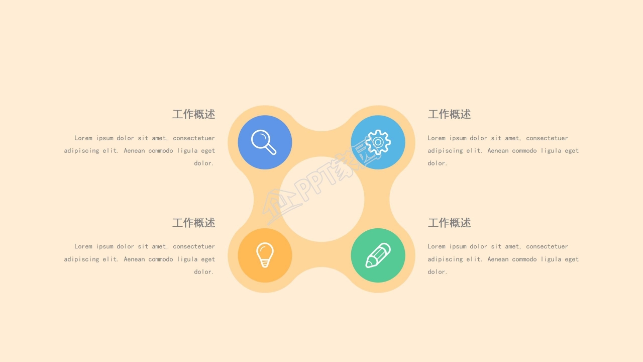 季度公司工作总结ppt模板