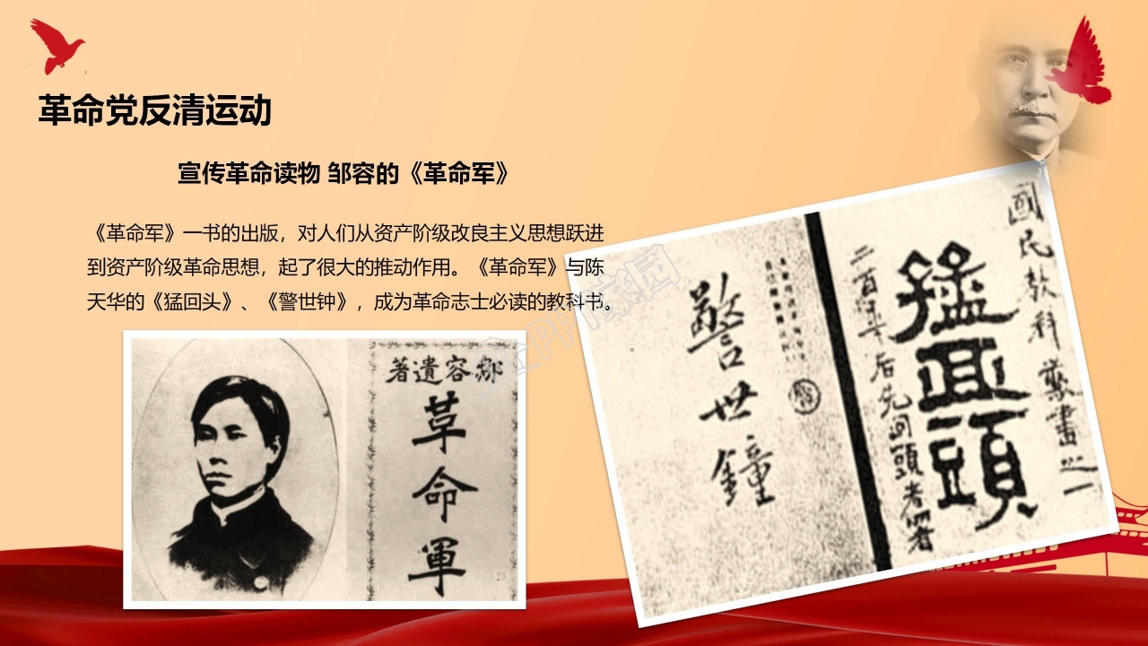 在纪念辛亥革命110周年大会上的讲话ppt模板