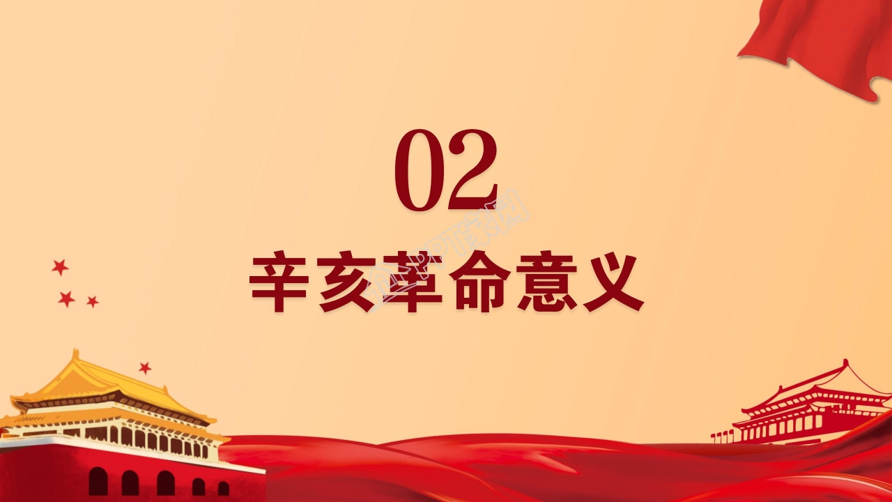 在纪念辛亥革命110周年大会上的讲话ppt模板