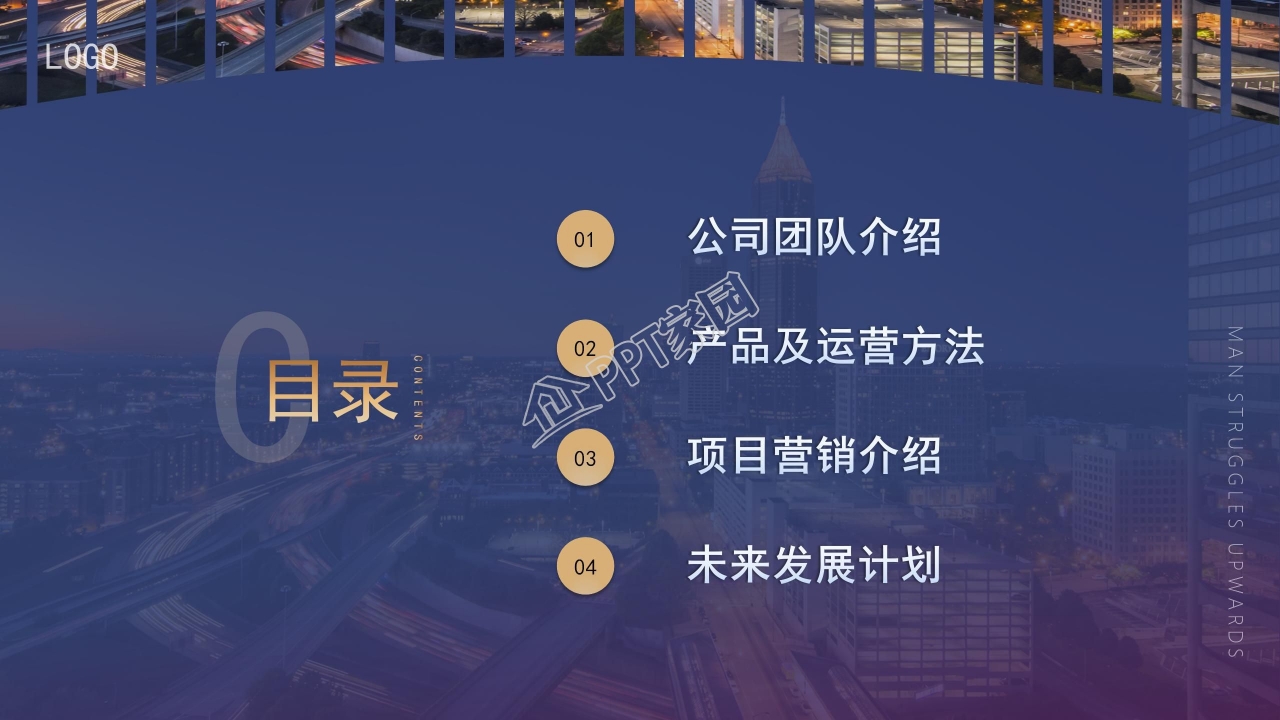 简约风大气创业计划工作ppt模板