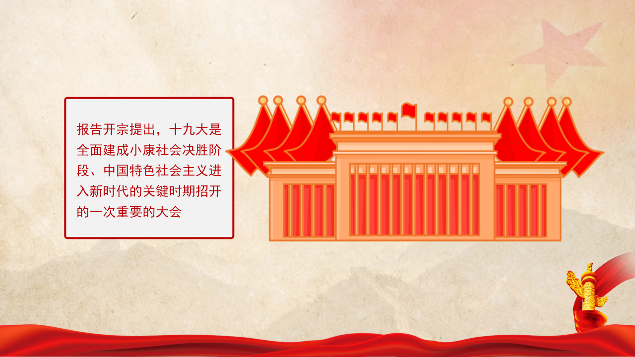 以优异成绩迎接党的十九大PPT模板