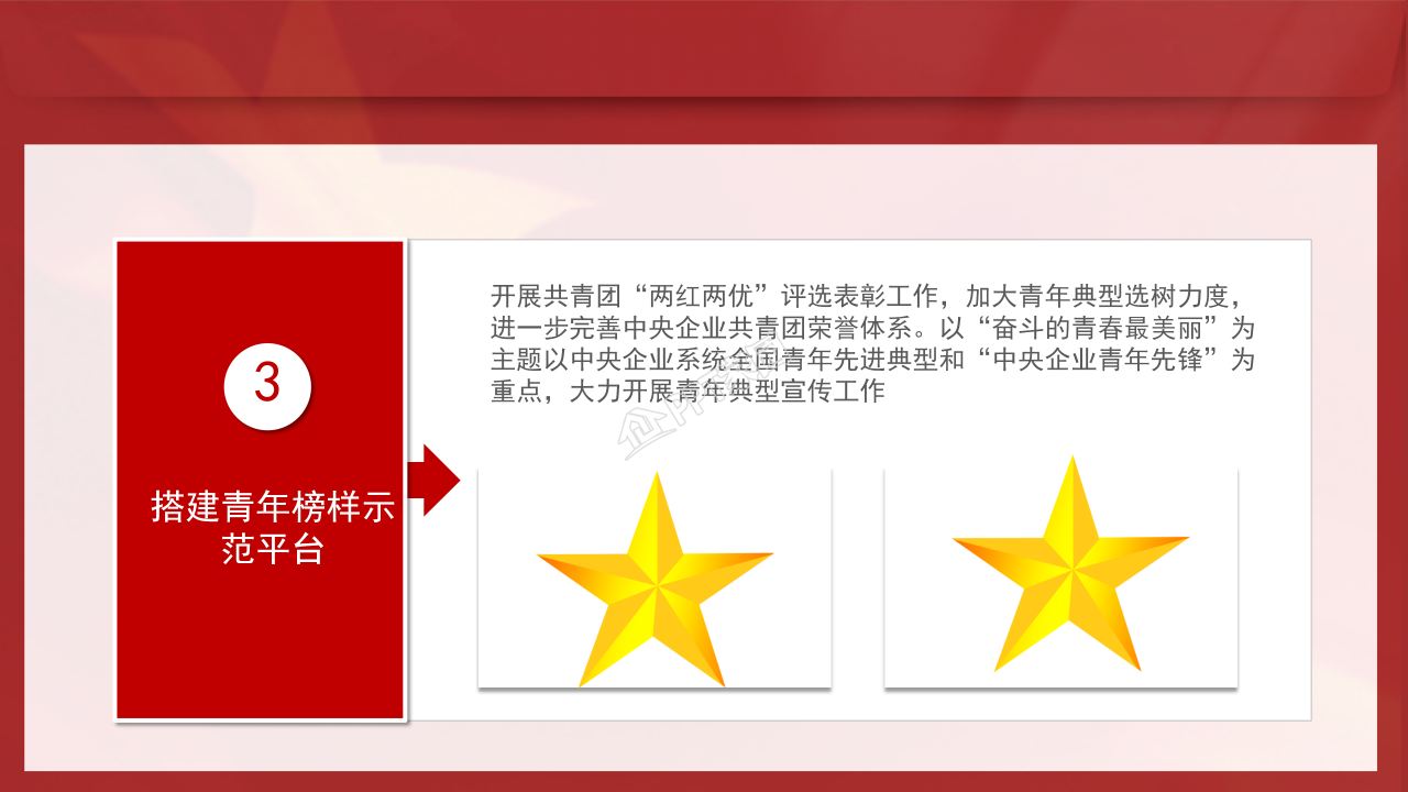 年度团委工作总结ppt模板