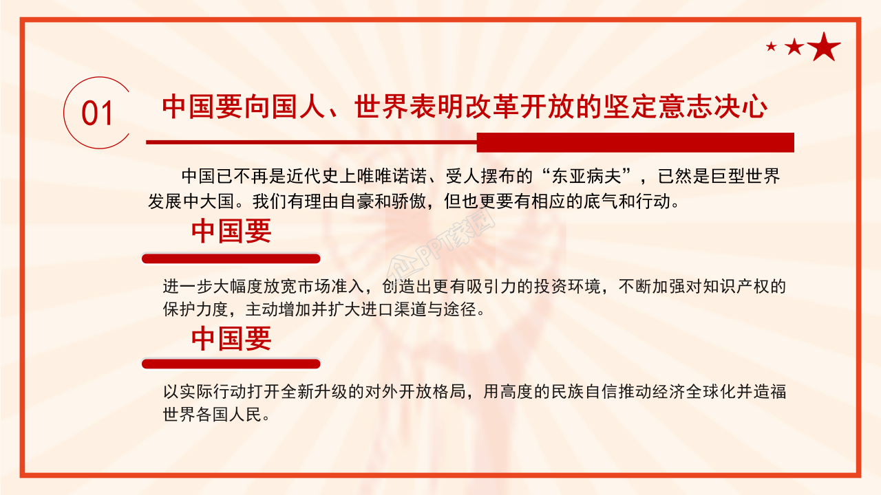 四史教育学习之改革开放史ppt模板