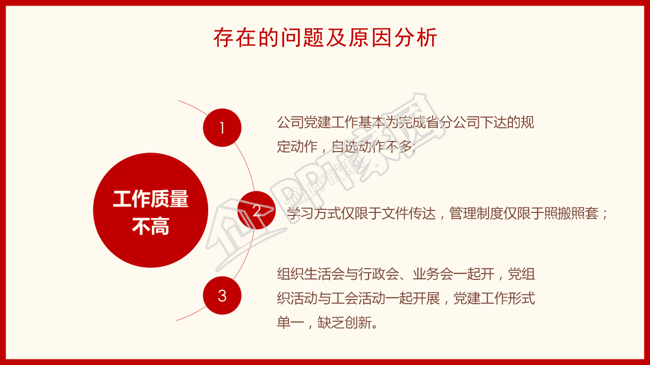 隆重手绘天安门背景党支部工作汇报PPT模板