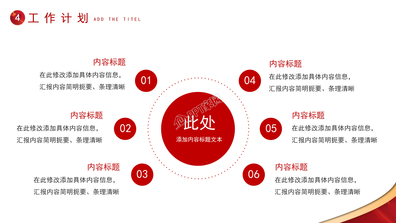 共青团工作汇报ppt模板 
