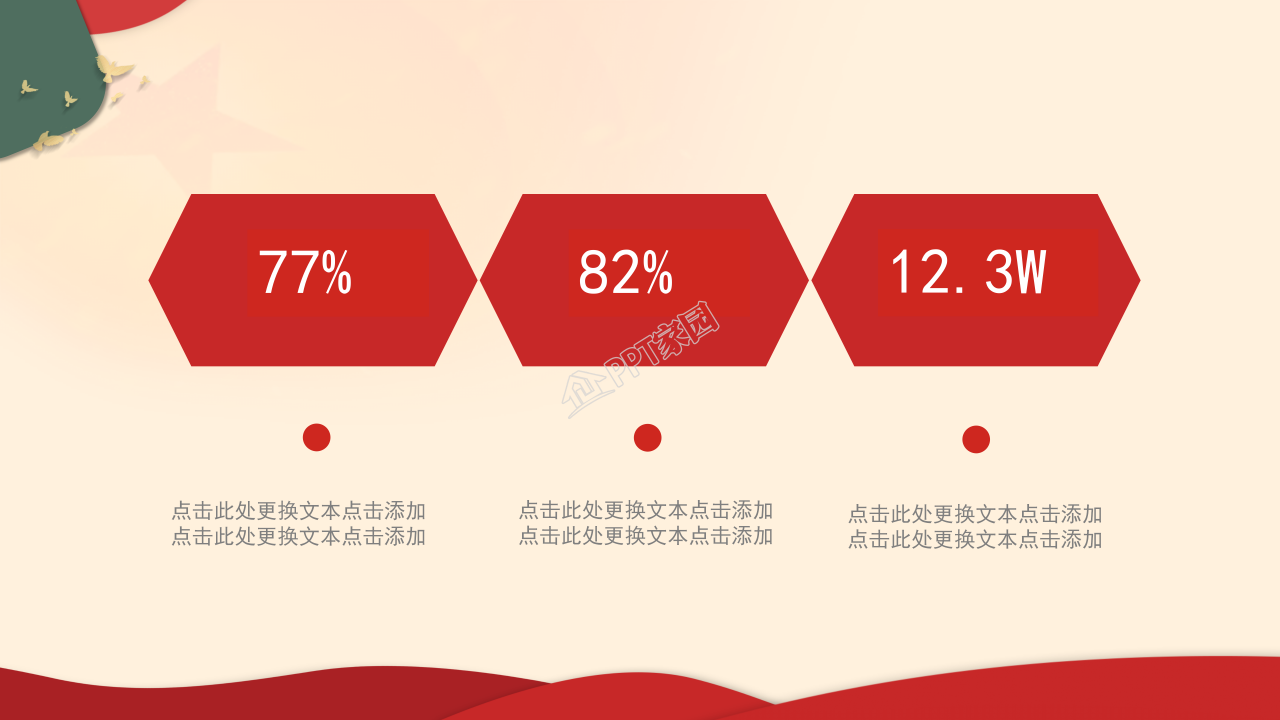 简洁大气天安门背景党史党课学习教育PPT模板