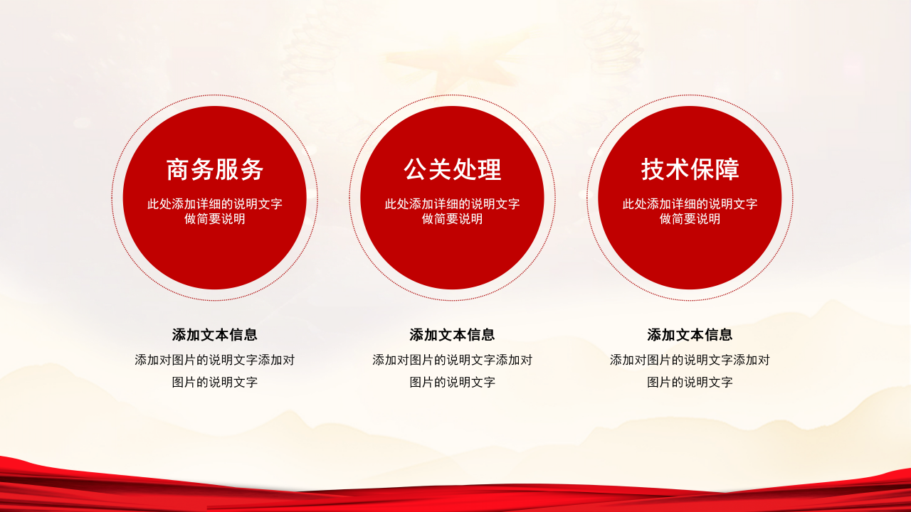 乡镇团委工作总结党史学习教育党建宣传ppt模板