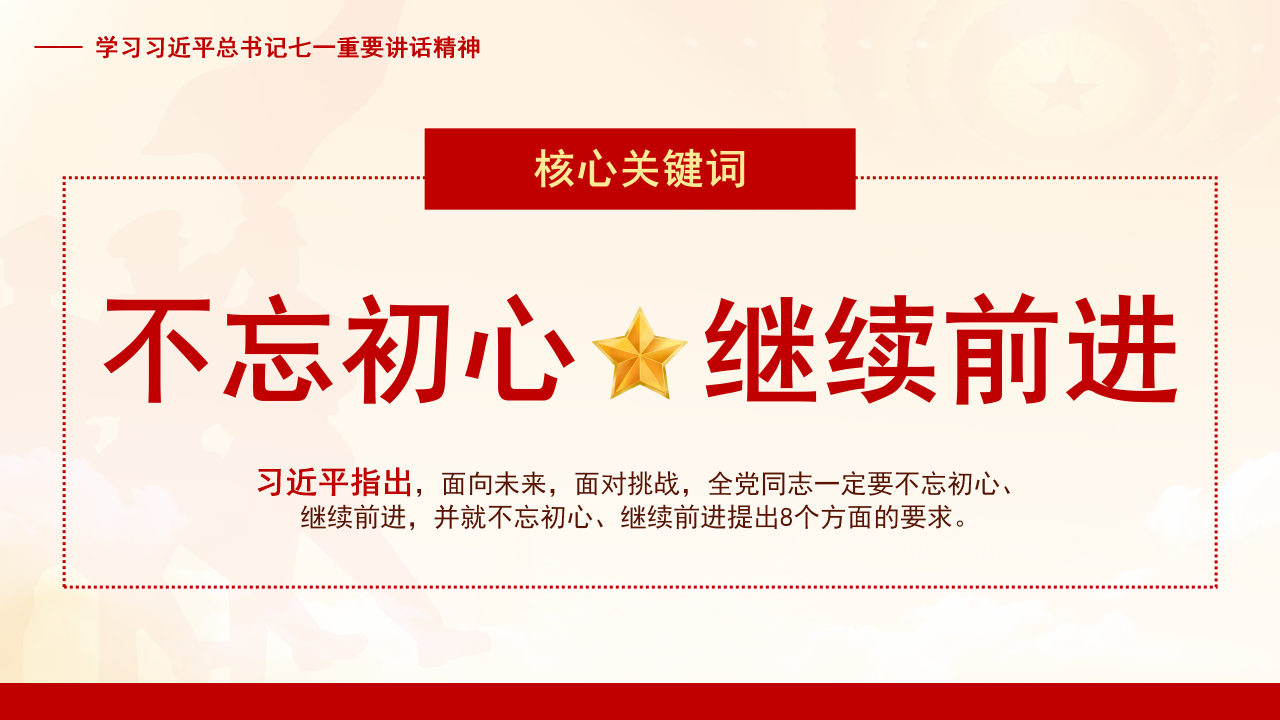 不忘初心党日活动ppt模板