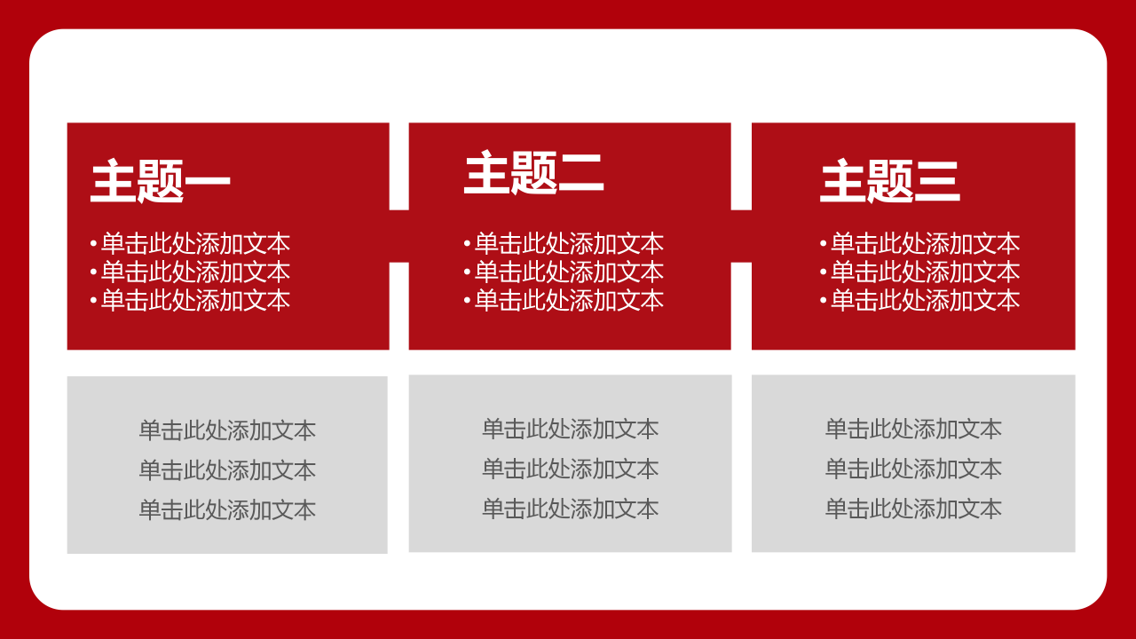 红色简约大气党政机关工作汇报ppt模板