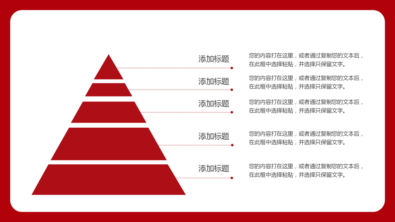 红色简约大气党政机关工作汇报ppt模板