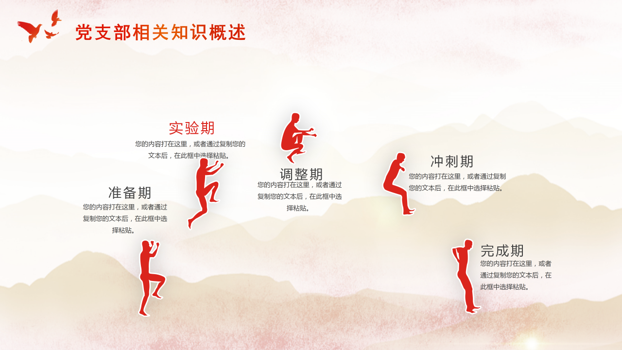 不忘初心方得始终微型党课演讲稿ppt模板