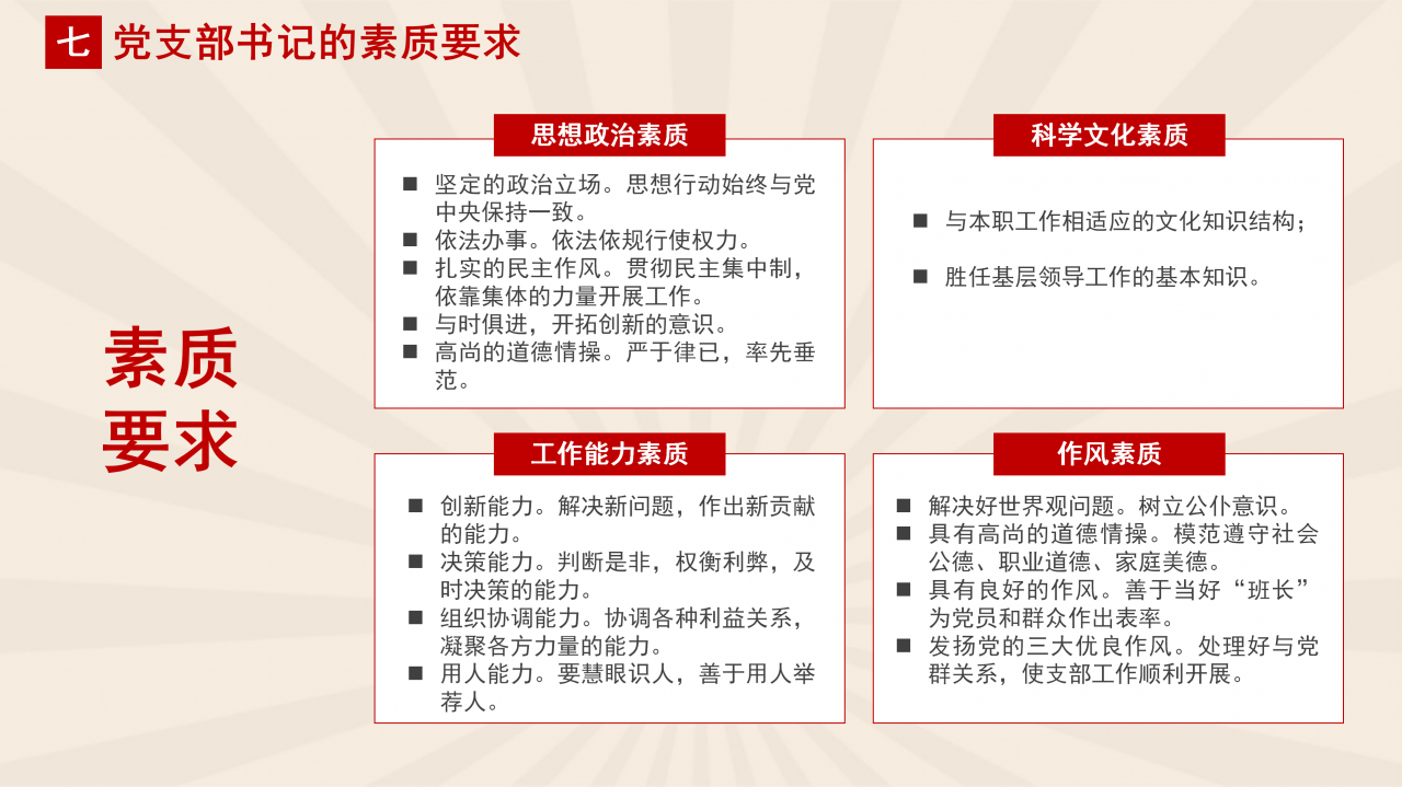 党支部党务知识培训课程ppt模板
