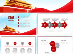 两学一做的党建日活动ppt模板下载推荐