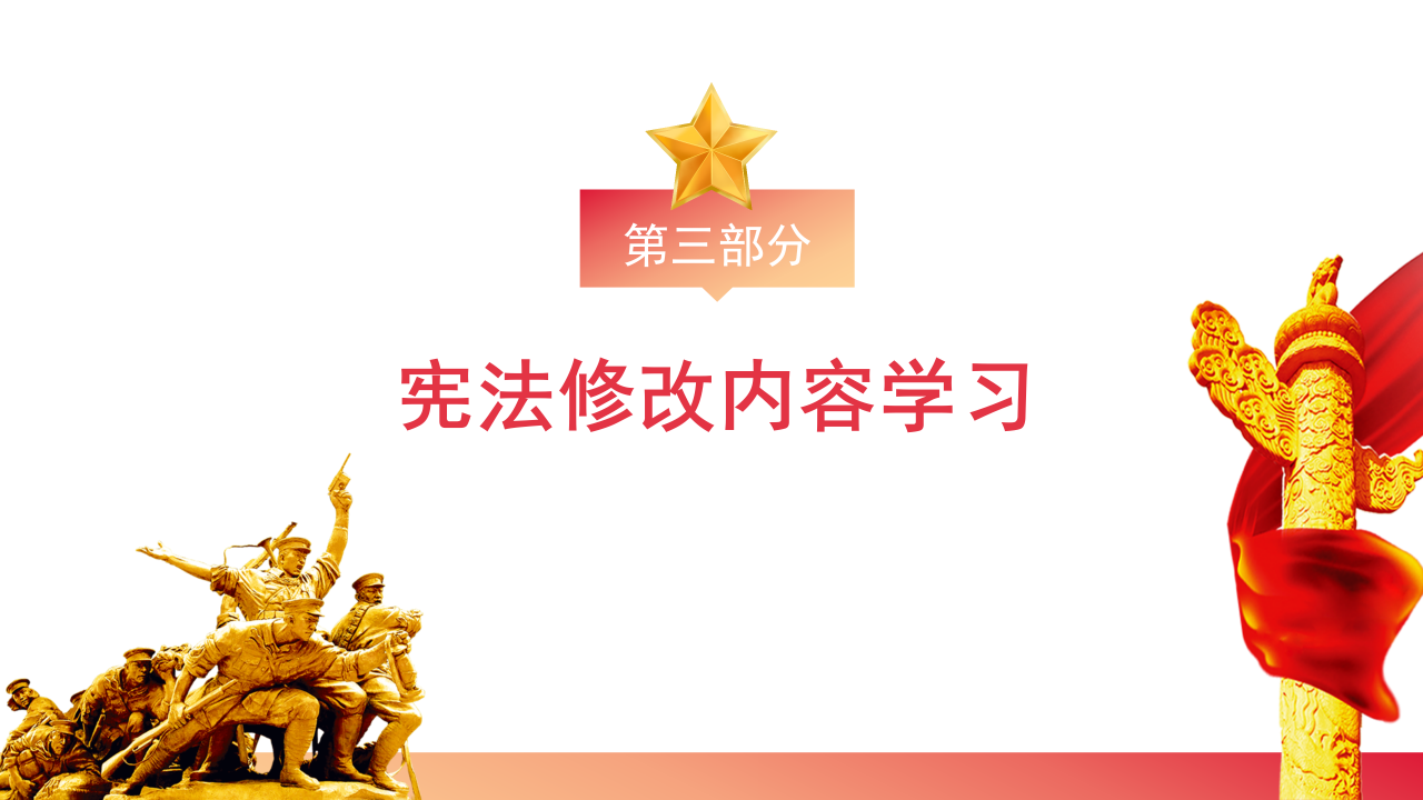 新宪法学习的ppt模板