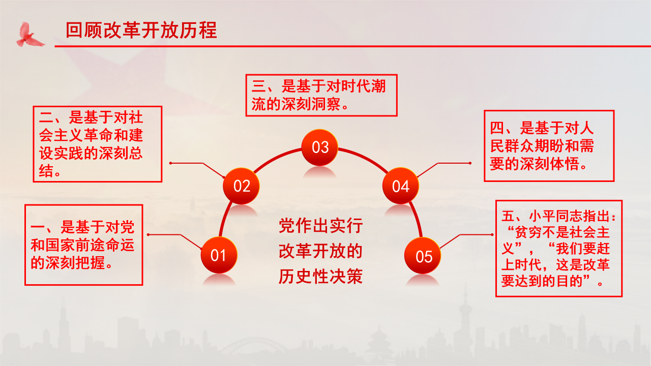 庆祝改革开放40周年将改革进行到底ppt模板