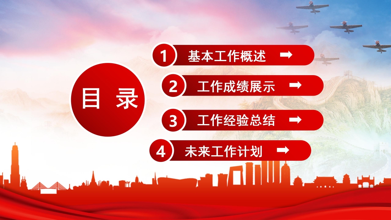 国防训练军事演习工作汇报ppt模板