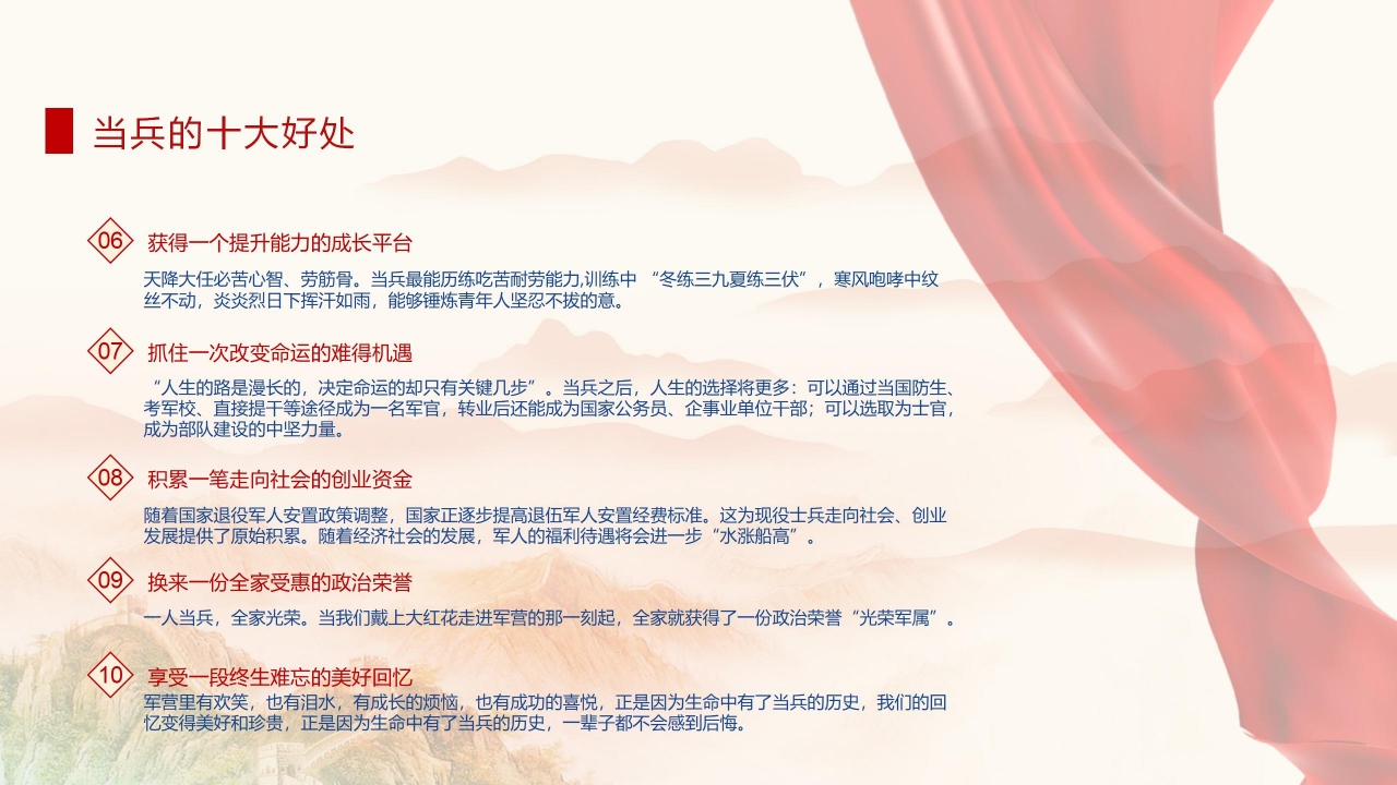 征兵会议ppt模板