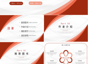 文学读书心得交流会ppt模板下载推荐