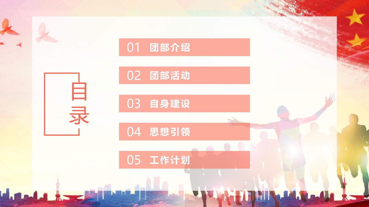 五四运动ppt模板