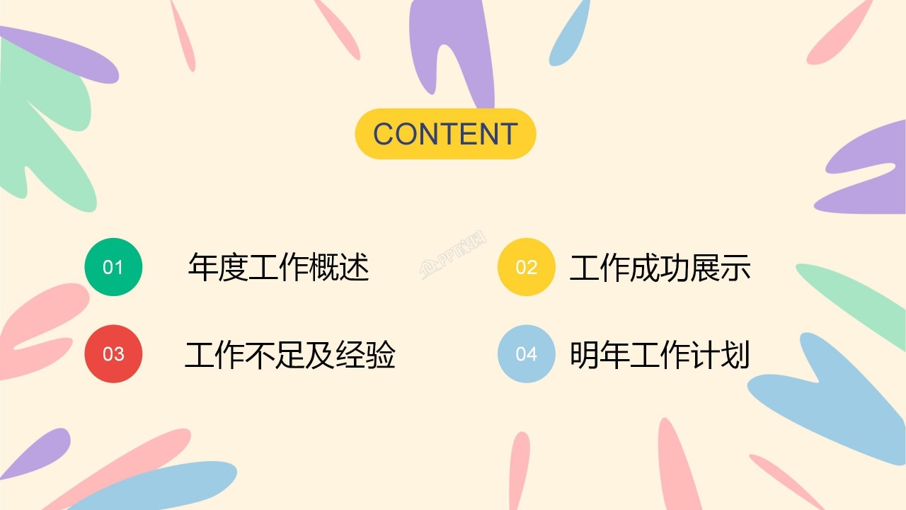 水彩创意五四青年团委活动ppt模板