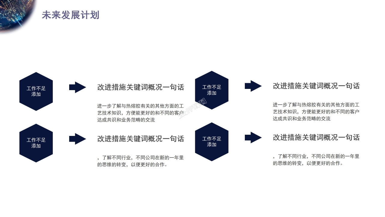 创业项目商业计划书发展计划ppt模板