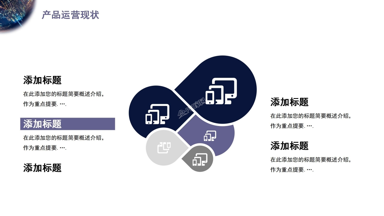 创业项目商业计划书发展计划ppt模板