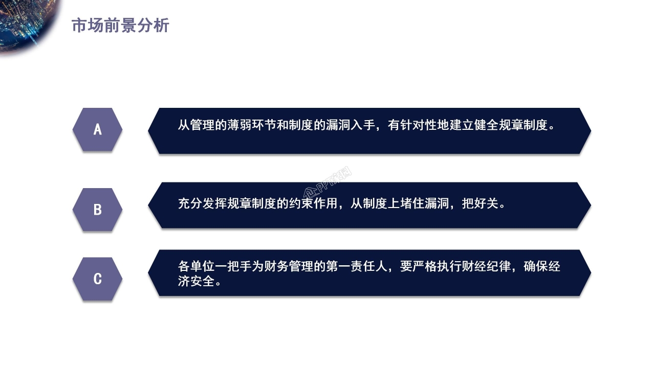 创业项目商业计划书发展计划ppt模板