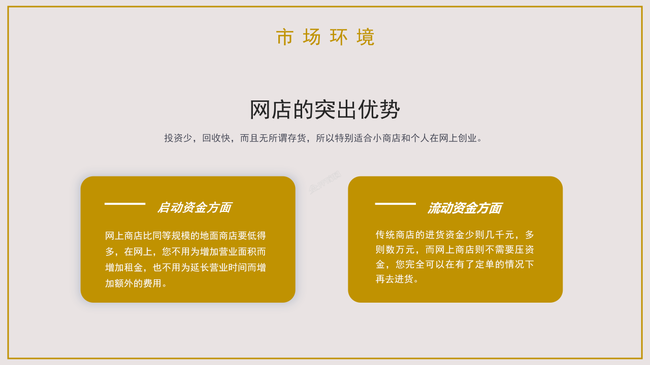 大学生创新创业商业计划书创业路演ppt模板