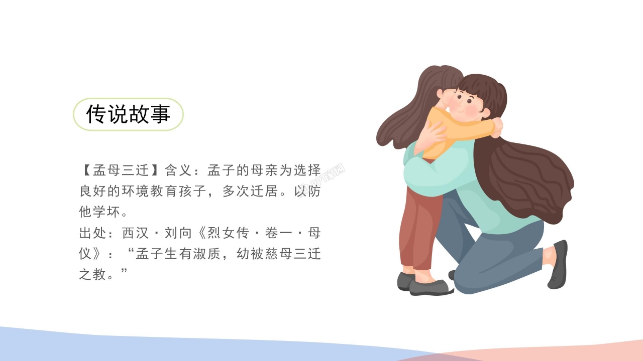 感恩歌颂伟大母亲节ppt模板