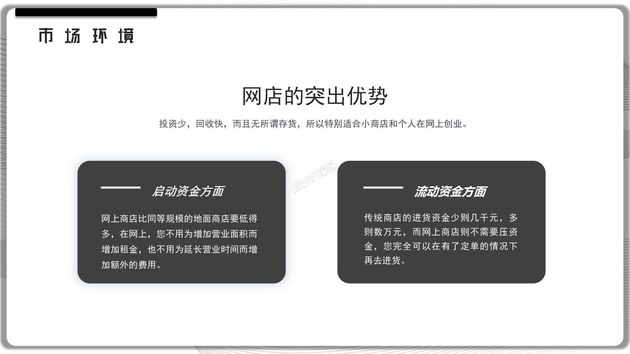白色简洁扁平化创业计划书融资计划书ppt模板